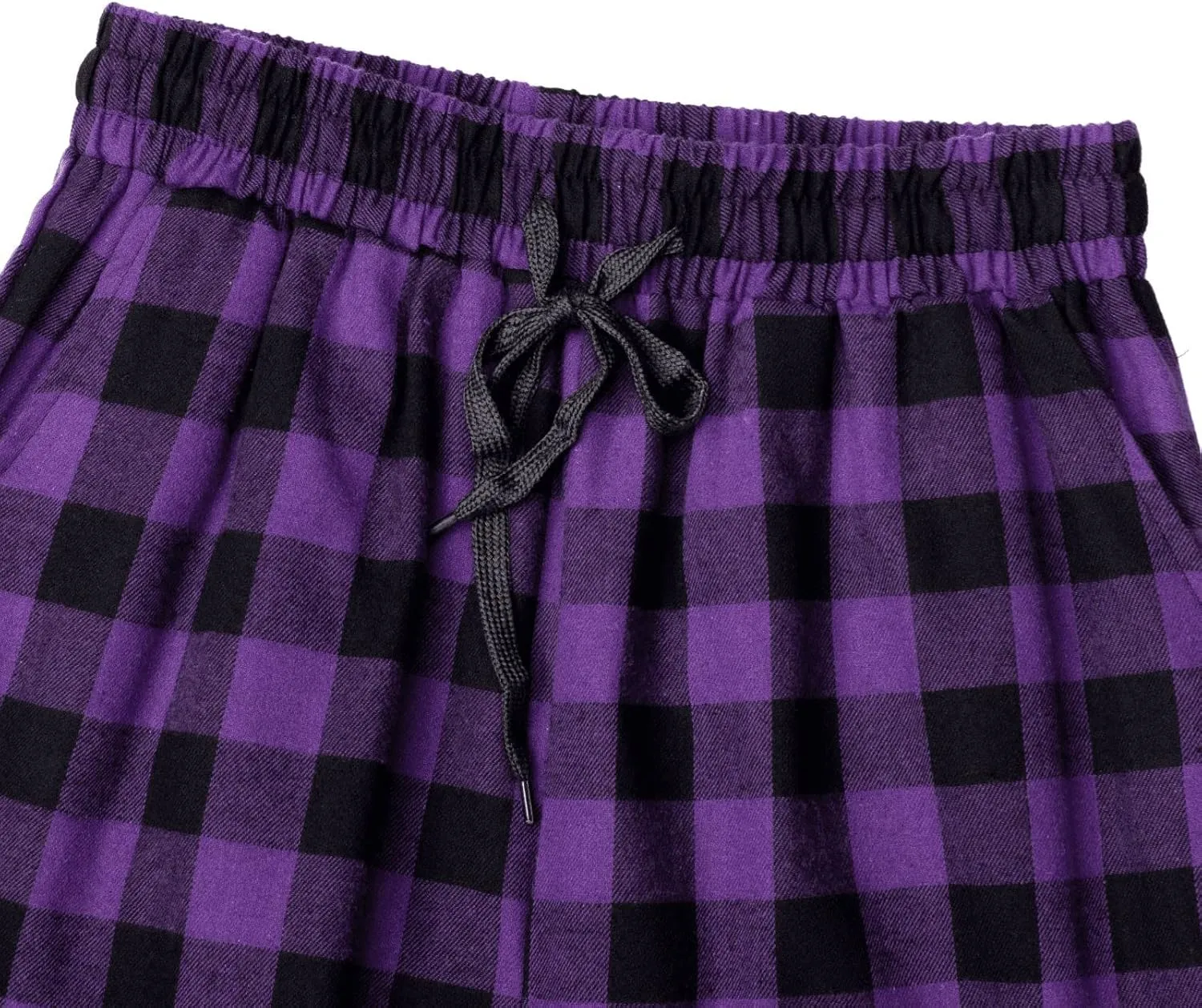 LCMTWX Pajama Bottoms for Men Women Pants with Drawstring and Pockets Pj Pants with Pocket Christmas Fuzzy Pajama Pants
