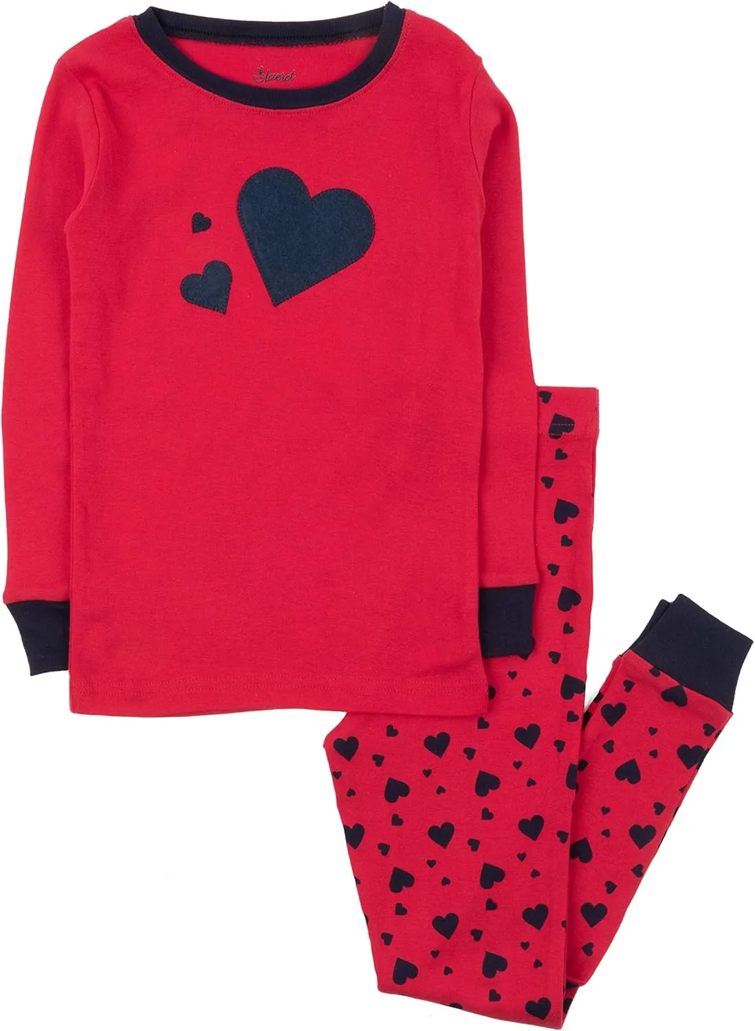 Leveret Kids Pajamas Boys & Girls Cute Prints 2 Piece Pajama Set 100% Cotton (Size 2-14 Years)