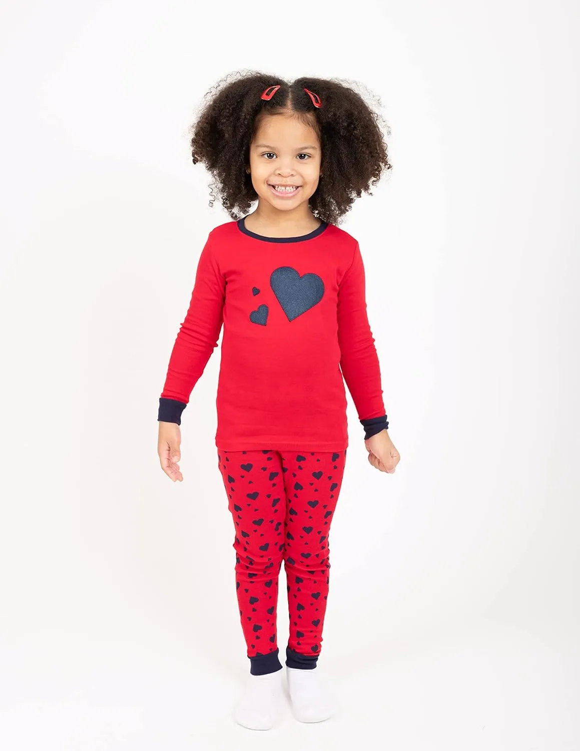 Leveret Kids Pajamas Boys & Girls Cute Prints 2 Piece Pajama Set 100% Cotton (Size 2-14 Years)