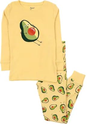 Leveret Kids Pajamas Boys & Girls Cute Prints 2 Piece Pajama Set 100% Cotton (Size 2-14 Years)
