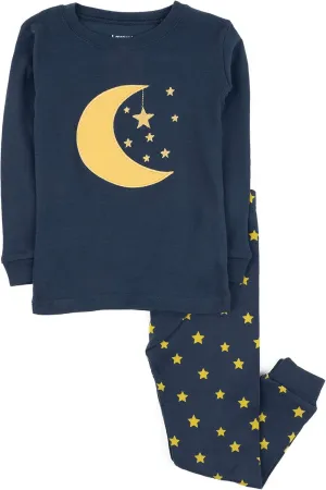 Leveret Kids Pajamas Boys & Girls Cute Prints 2 Piece Pajama Set 100% Cotton (Size 2-14 Years)
