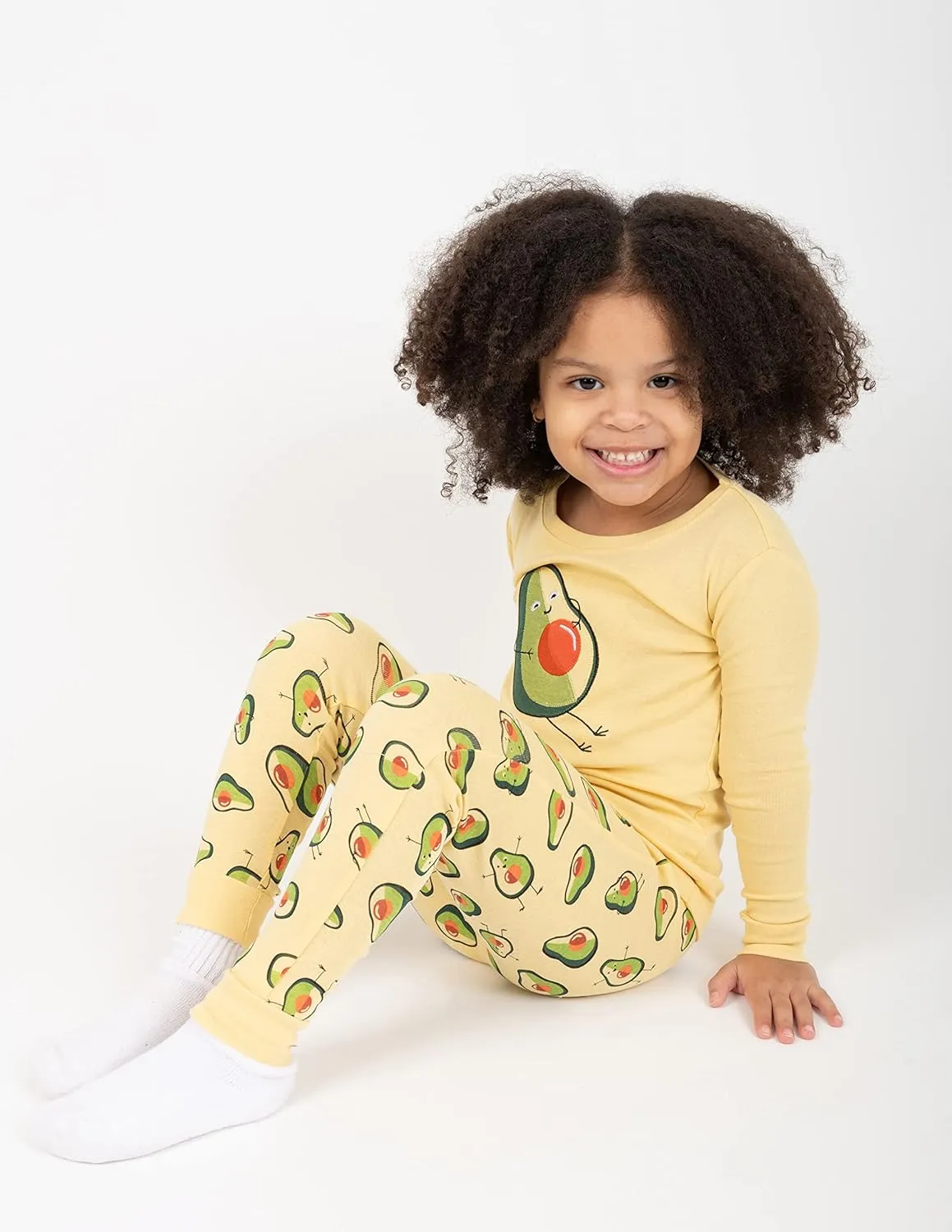 Leveret Kids Pajamas Boys & Girls Cute Prints 2 Piece Pajama Set 100% Cotton (Size 2-14 Years)