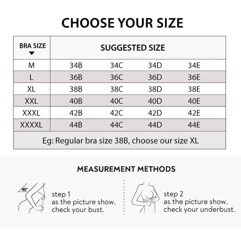 LIFT-UP Plus Size Seamless Wire Free Bra