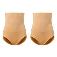 LilyLove® Firm Sculpt High Waisted All-day Lift Shapewear Briefs(2 Packs)