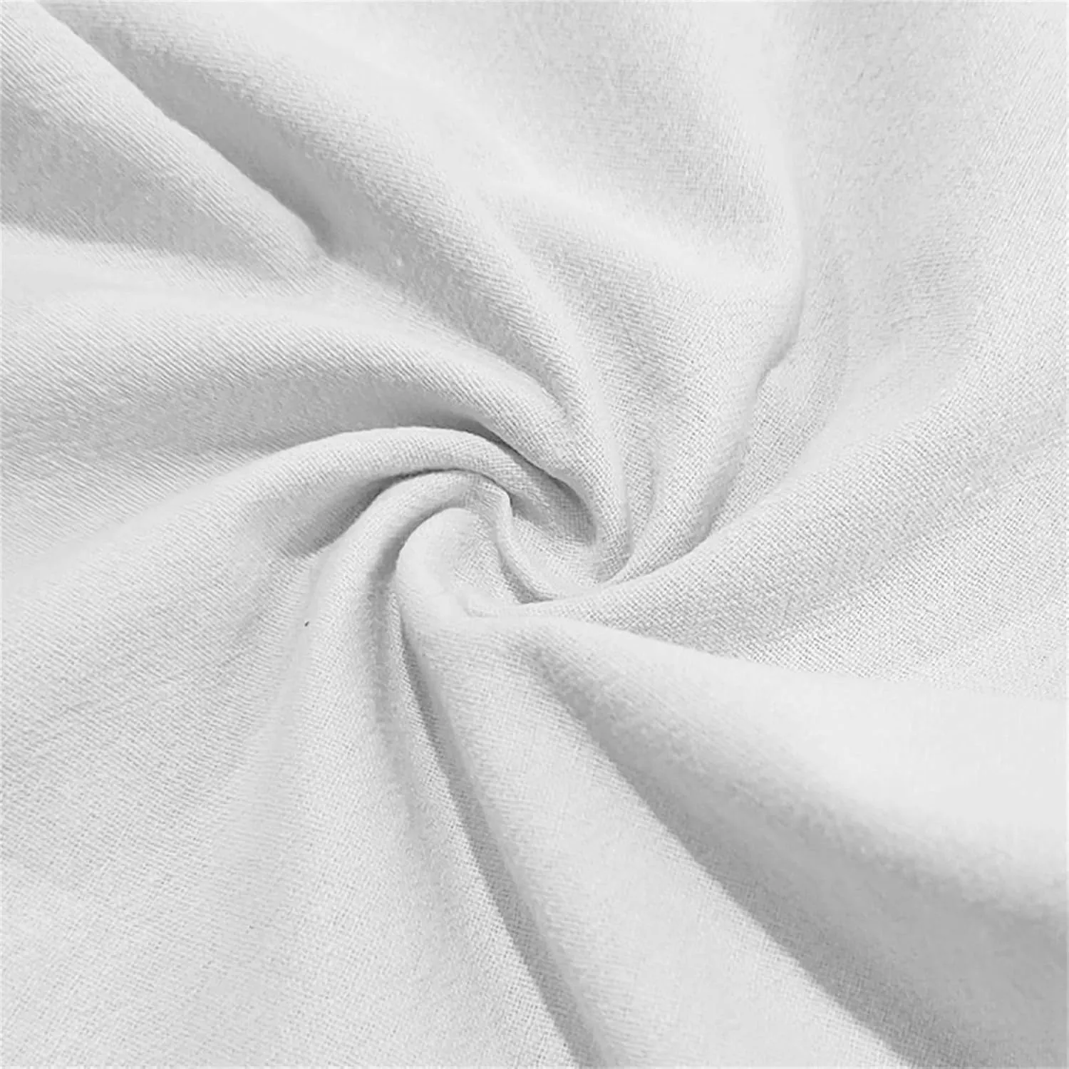 Linen Cargo Pants for Men Baggy Drawstring Elastic Waist Hip Hop Pants Beach Yoga Lightweight Travel Lounge Pants