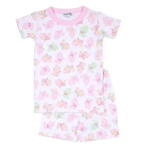 Little Cottontails Big Kid Short Pajama - Pink