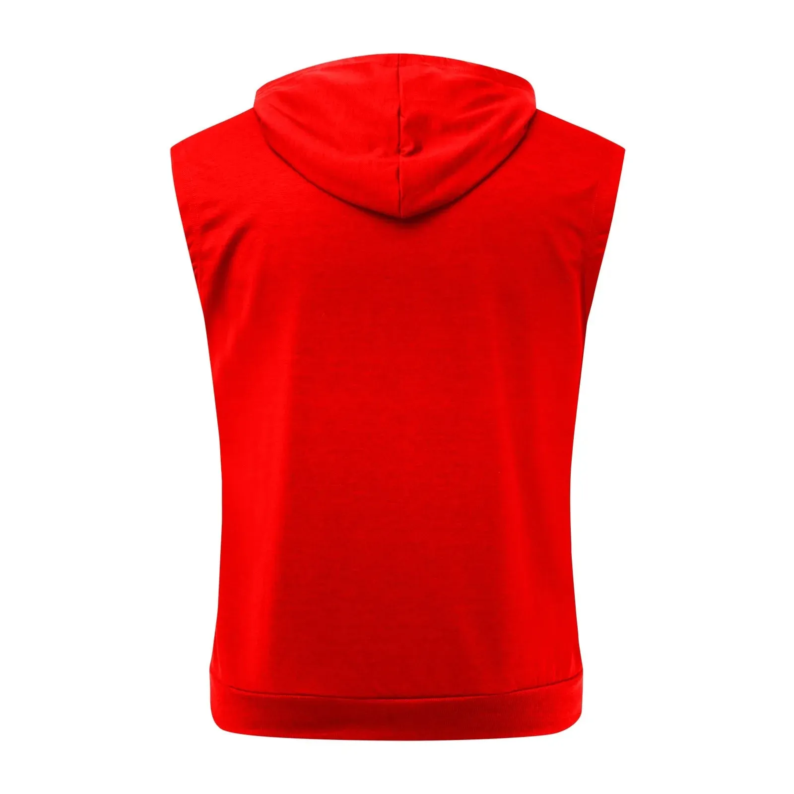 Lizard Vigilante Men's Workout Hooded Tank Tops - Zip-Up Sleeveless Gym Shirt Muscle T-Shirt for Bodybuilding, Summer Casual Vest