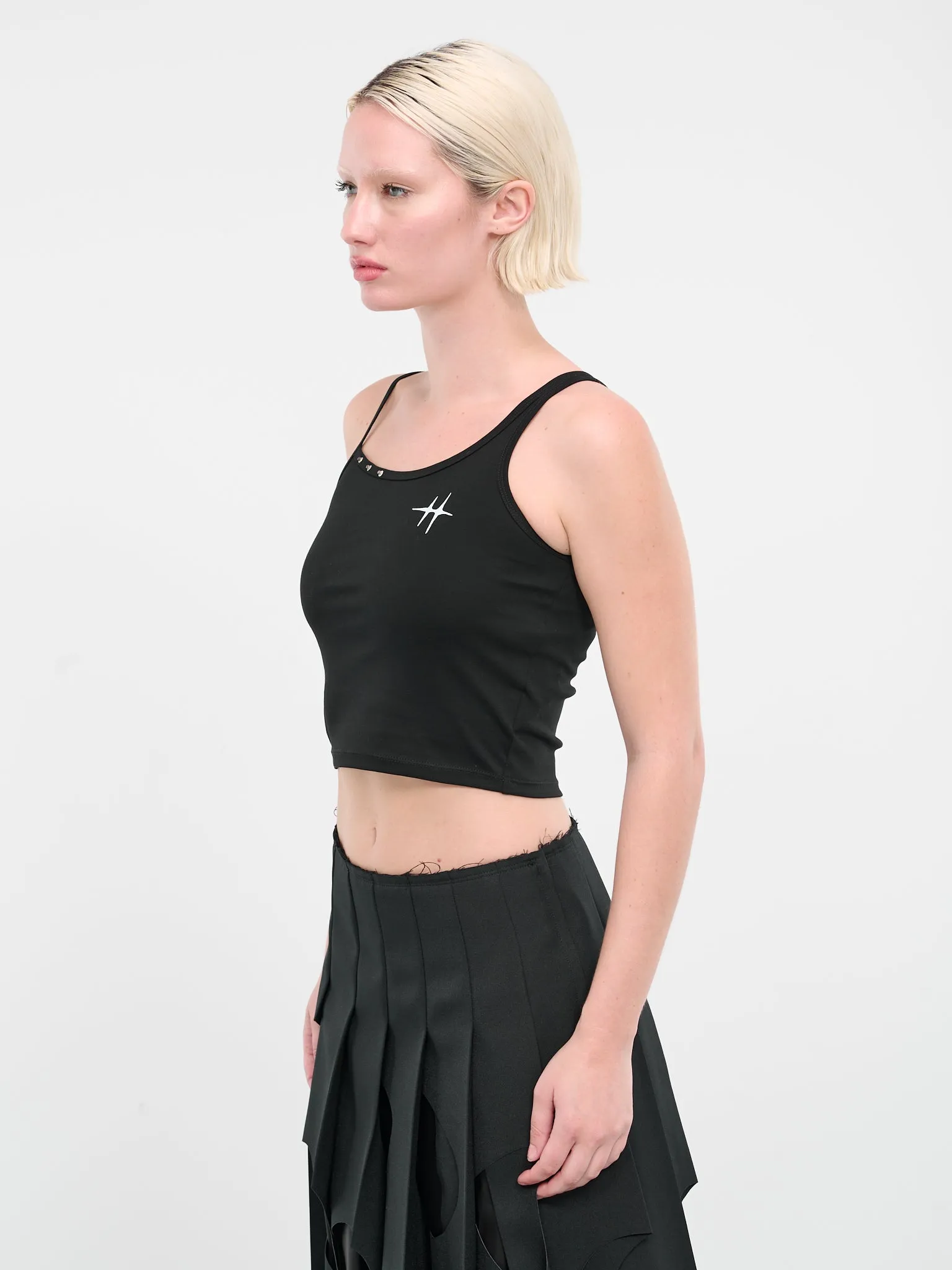 Logo Tank Top (CA05MST8BK-BLACK)