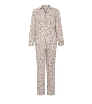 Long Sleeve Pajama Set Floral Multi