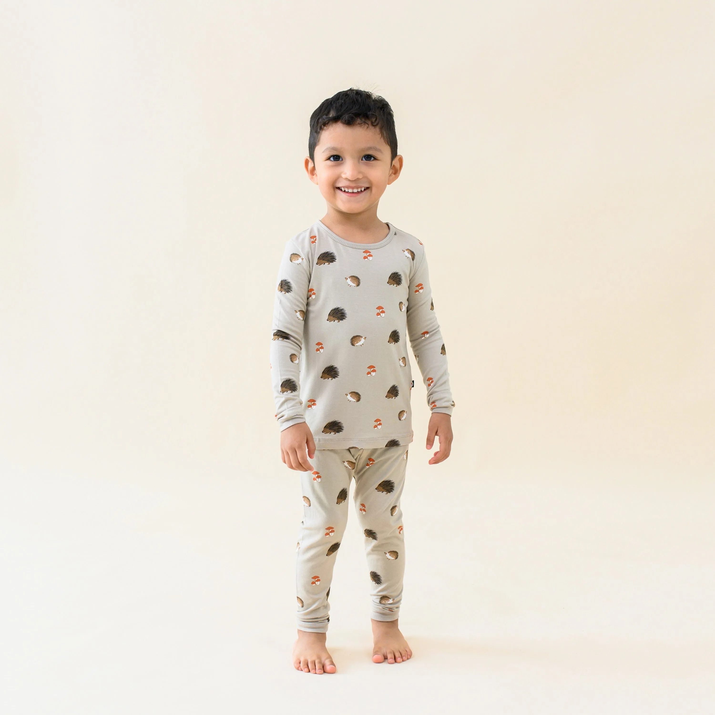 Long Sleeve Pajamas in Prickle