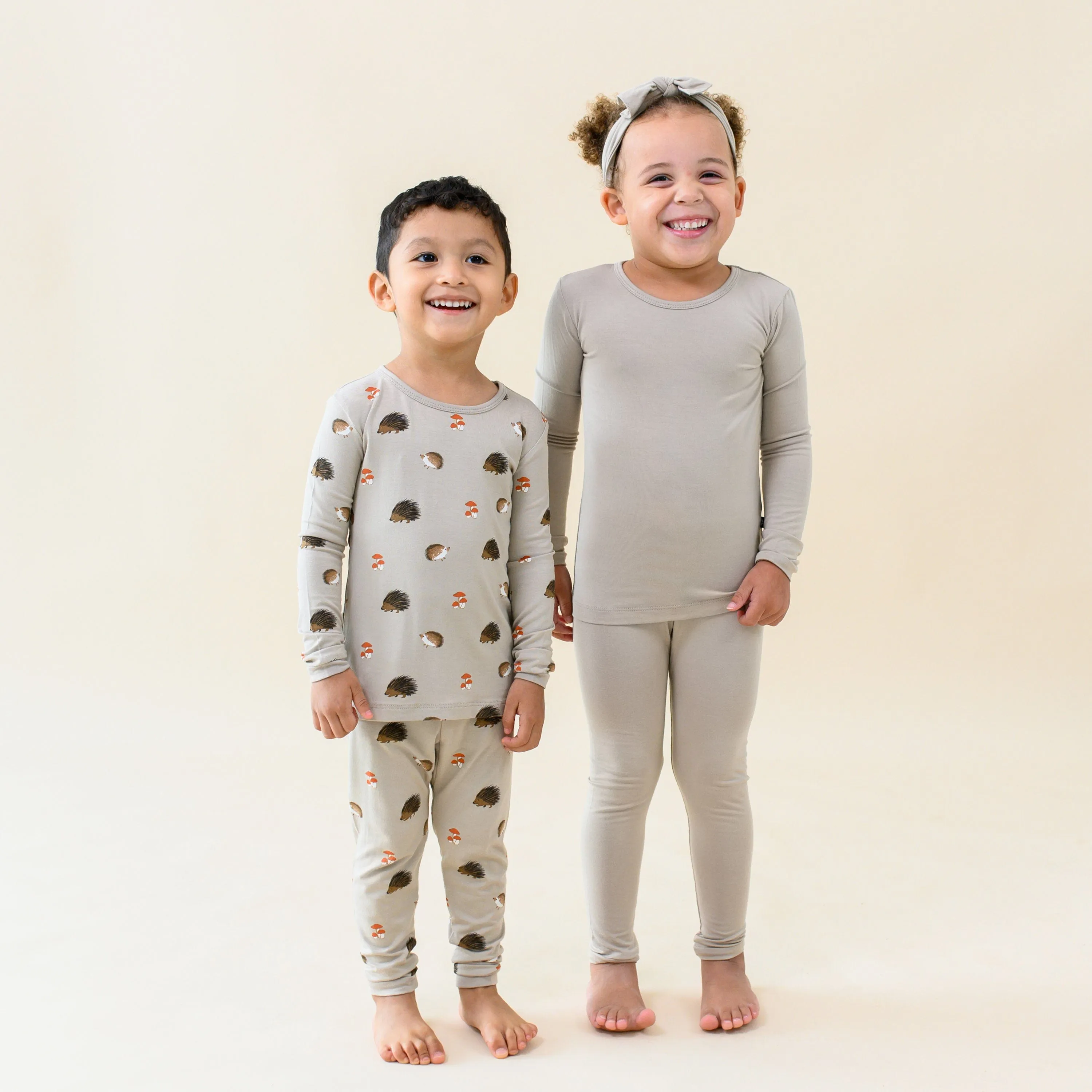 Long Sleeve Pajamas in Prickle