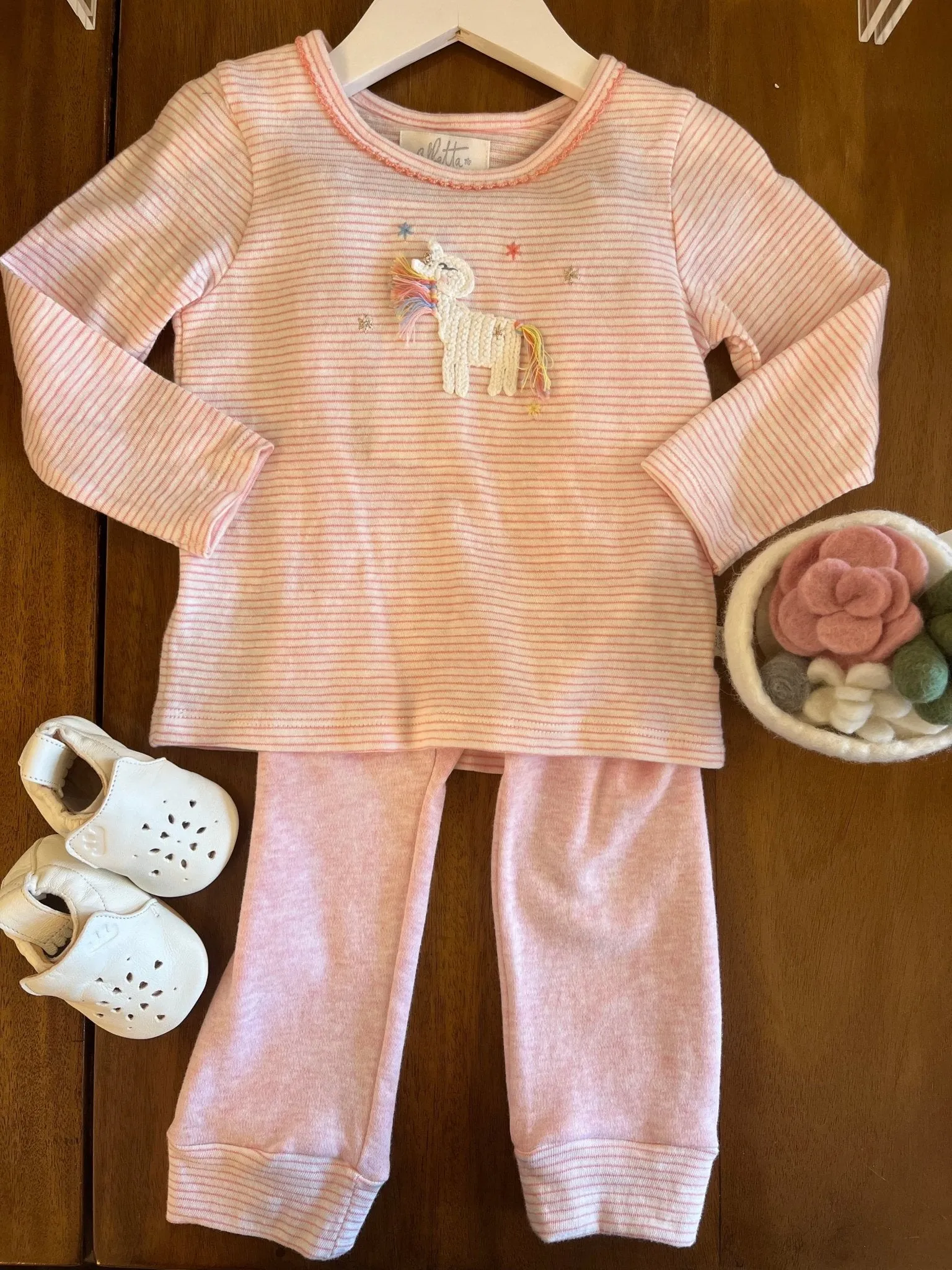 Long Sleeve Unicorn Pajamas