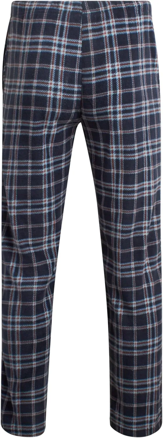 Lucky Brand Men's Pajama Pants - 2 Pack Lightweight Casual Plaid Lounge Pants - Soft Fleece Sleep Pants for Men (Sizes: S-XL)