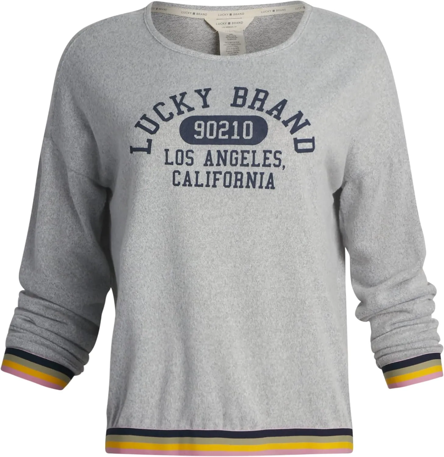 Lucky Brand Women's Super Soft Hacci Long Sleeve and Pant Lounge Set