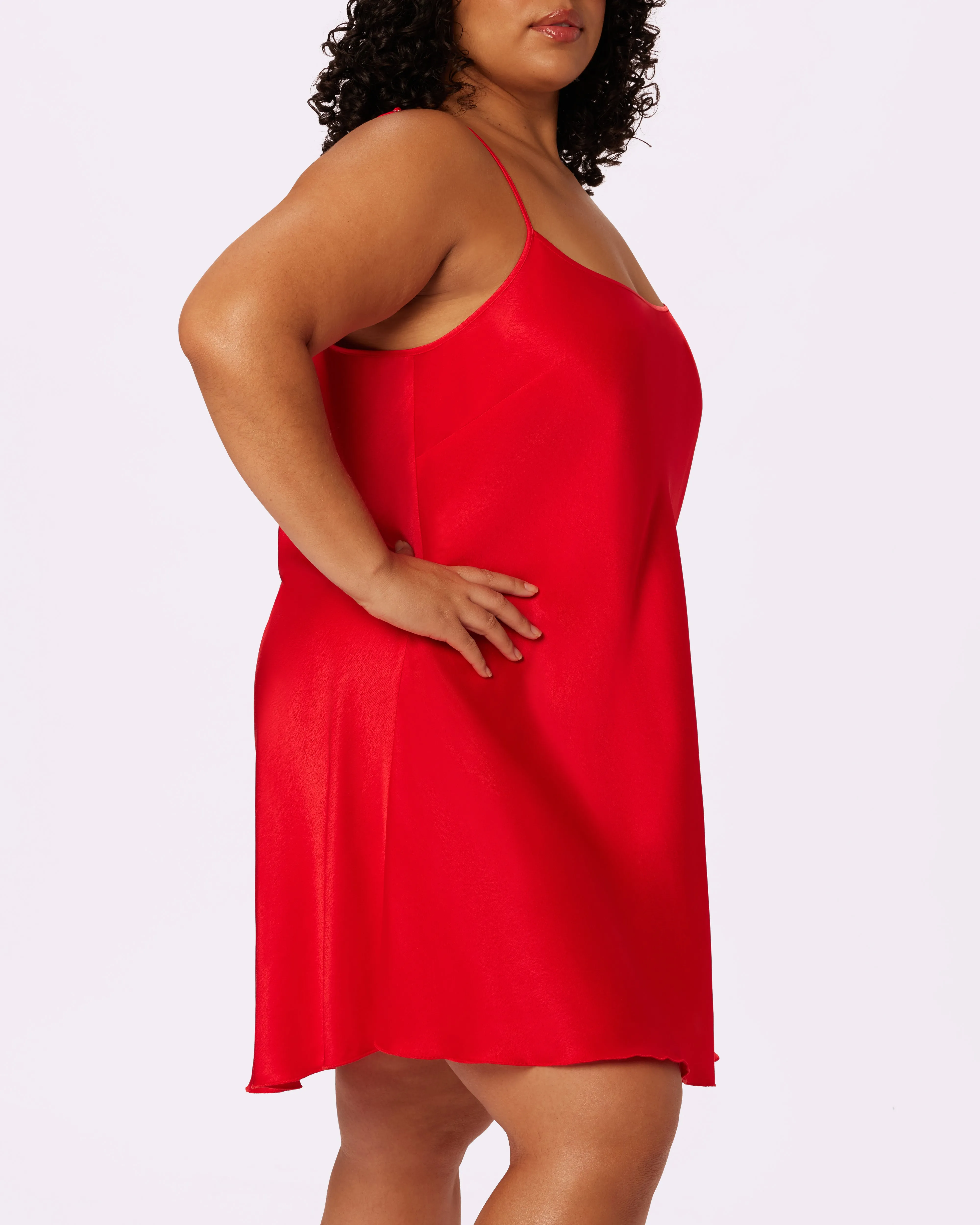 Luxe Sleep Dress | Plush Satin (Balloon)