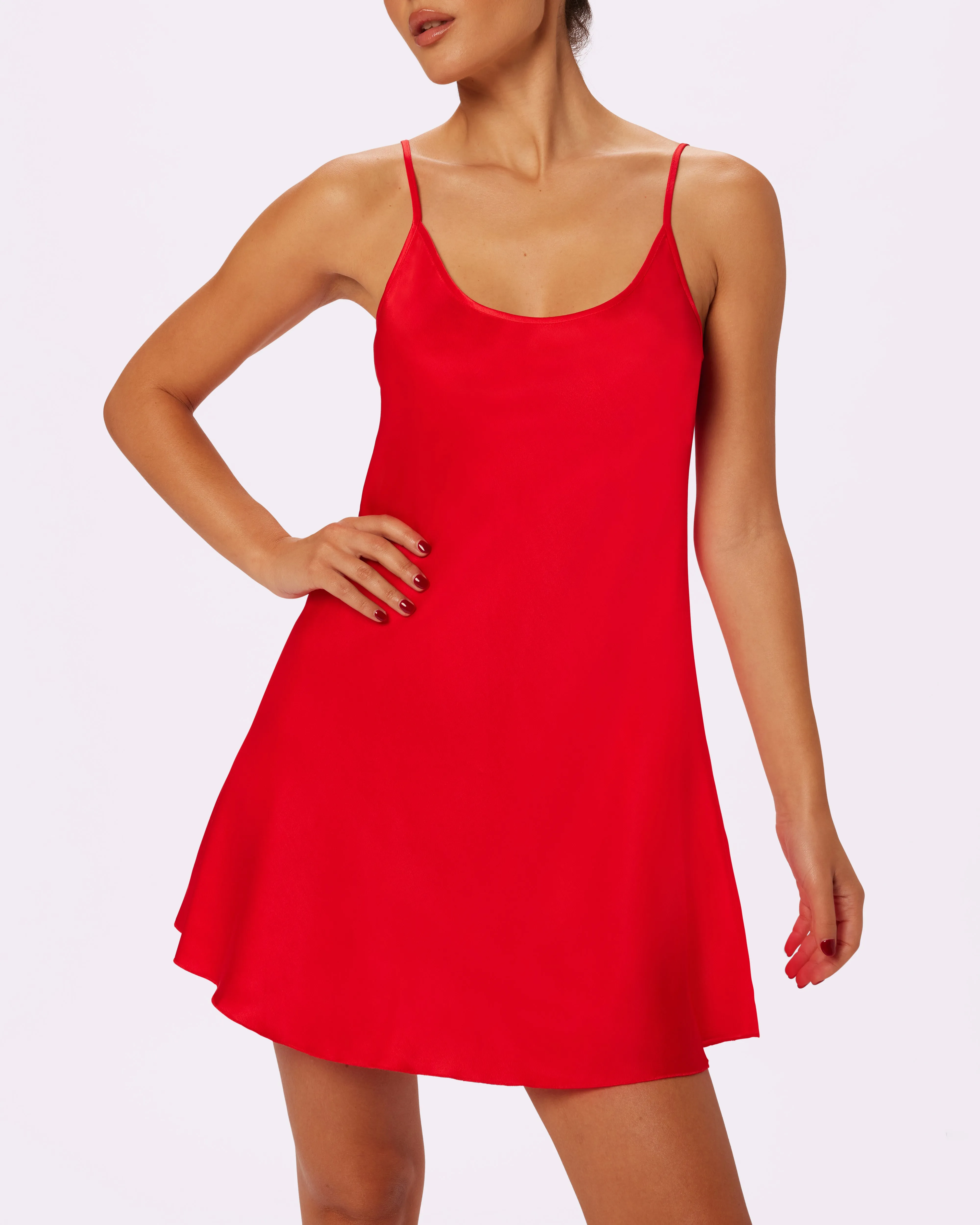 Luxe Sleep Dress | Plush Satin (Balloon)