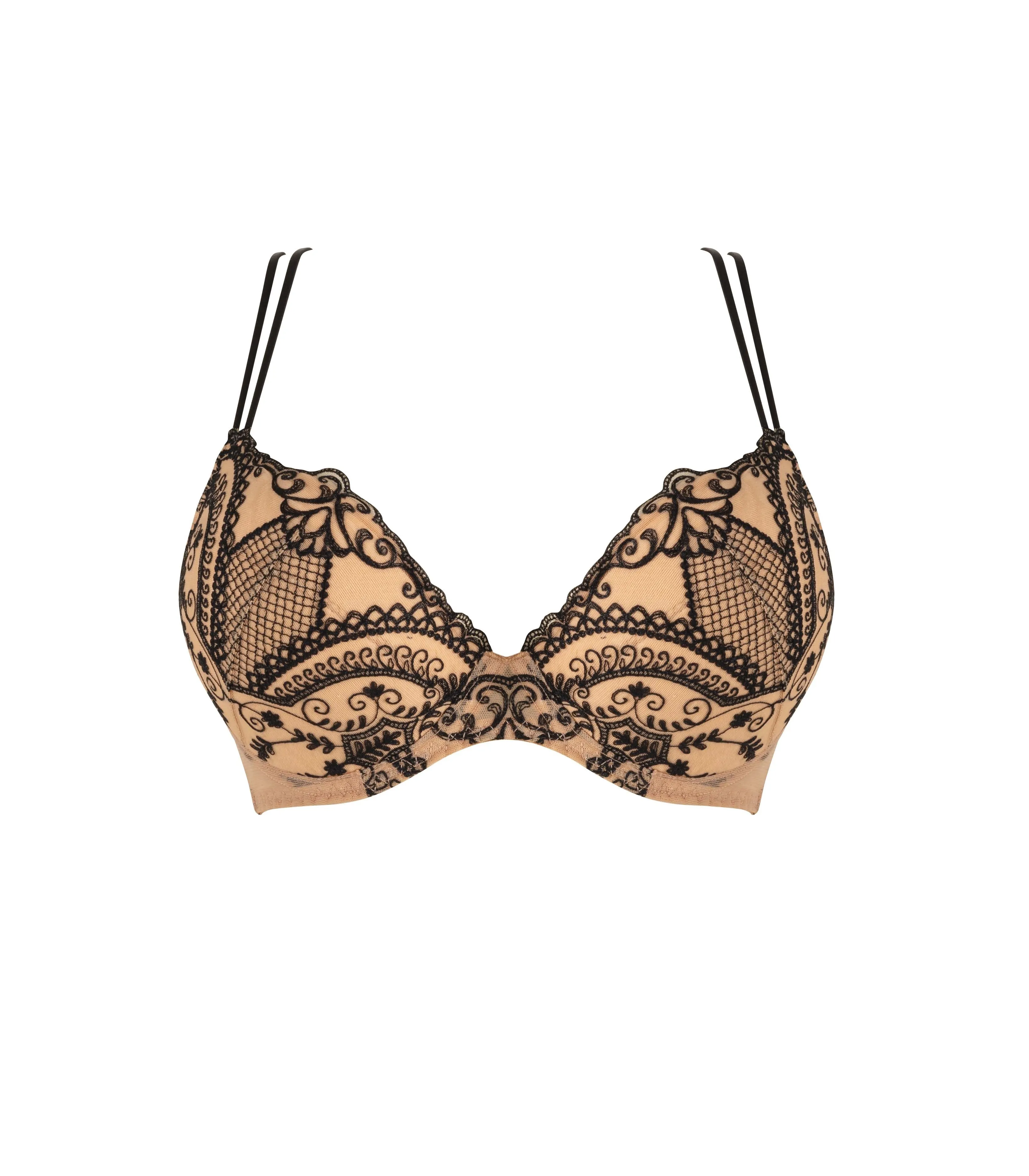 Luxuriously Embroidered Push Up Bra