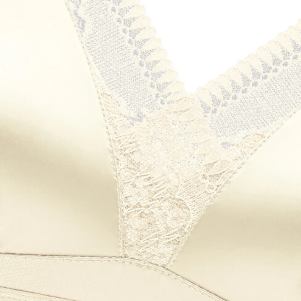 Magic Seamless Lace Silk Push-Up Bra
