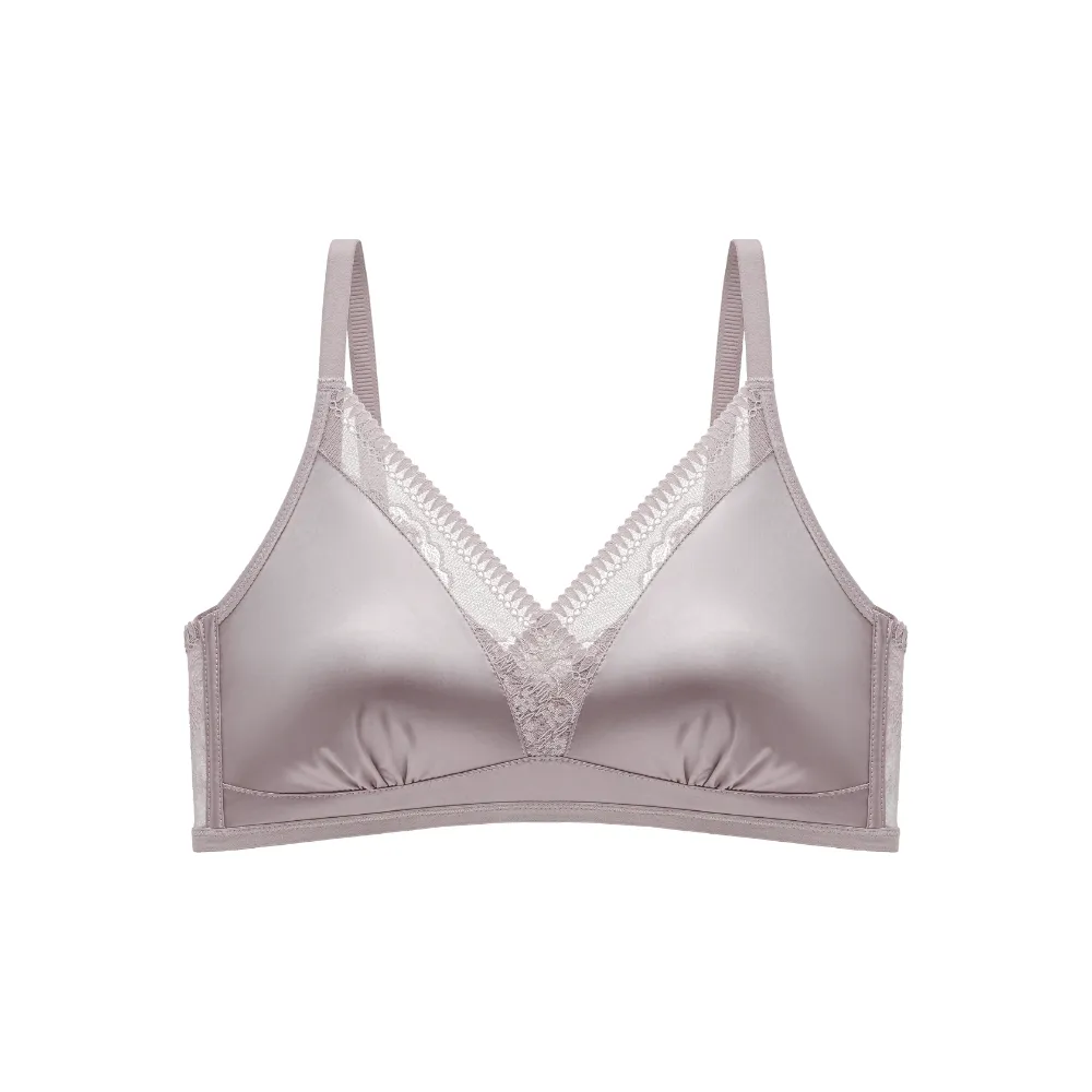Magic Seamless Lace Silk Push-Up Bra