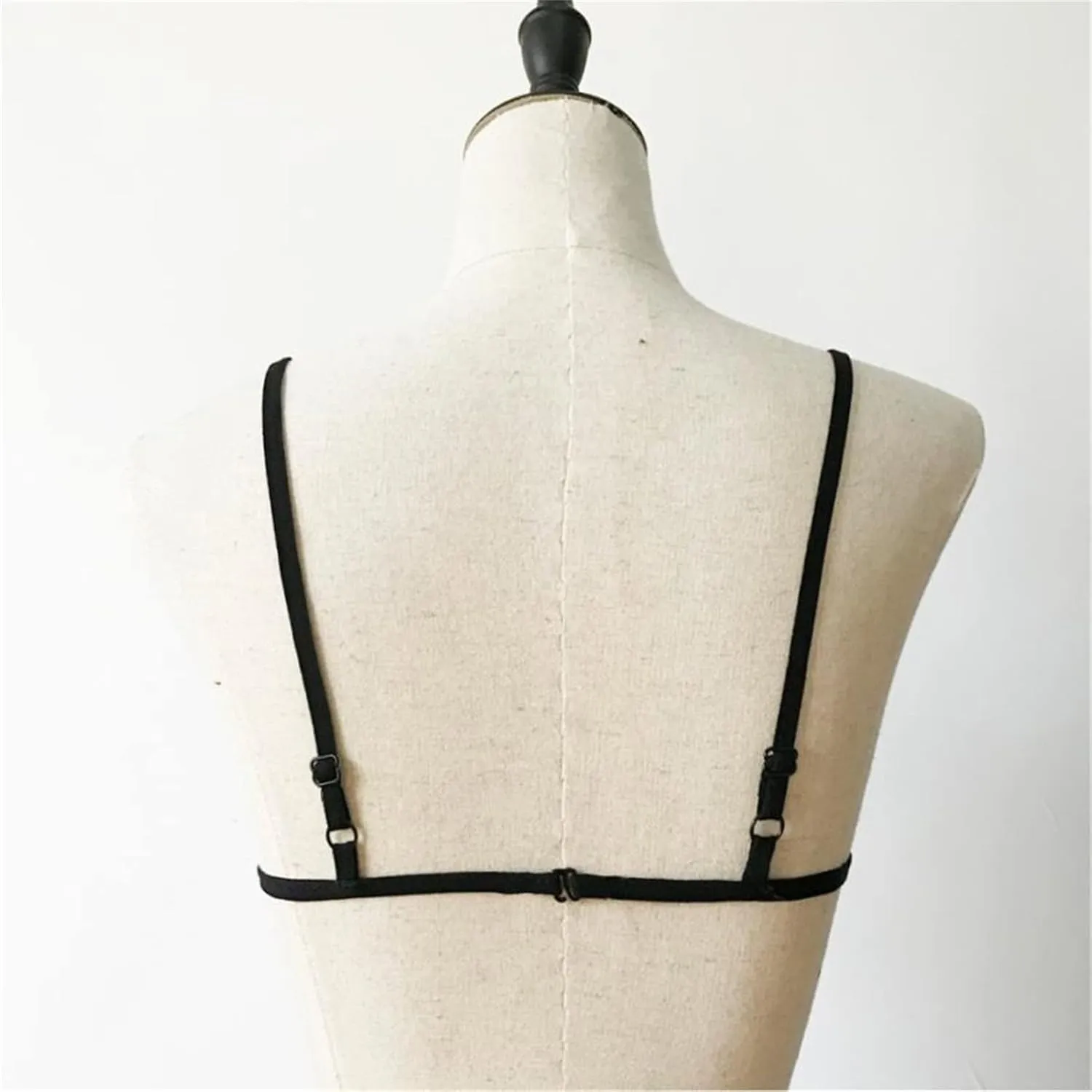 Maiyifu-GJ Women Two Piece Lingerie Set Floral Lace Strap Bralette Bra and Panty Sets Sexy Hollow Out Push Up Underwear Set