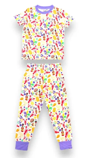 Mardi Gras Crawfish Pajamas