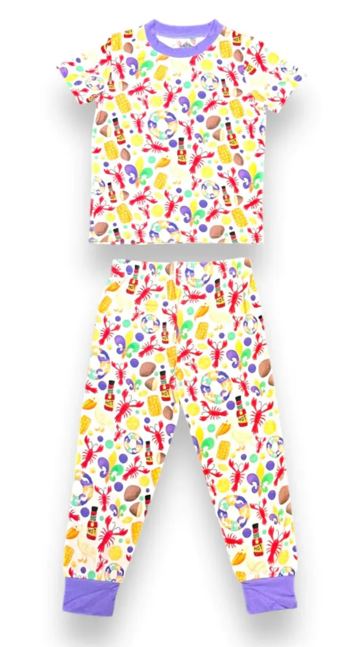 Mardi Gras Crawfish Pajamas