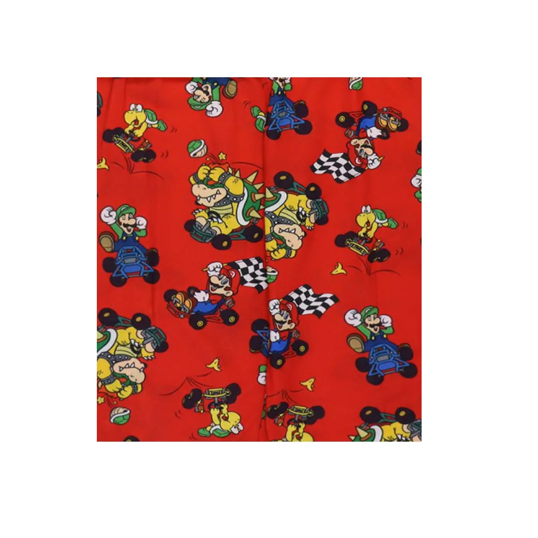 Mario Kart Boys Pajamas Short Sleeve Kids PJs 2pc Set