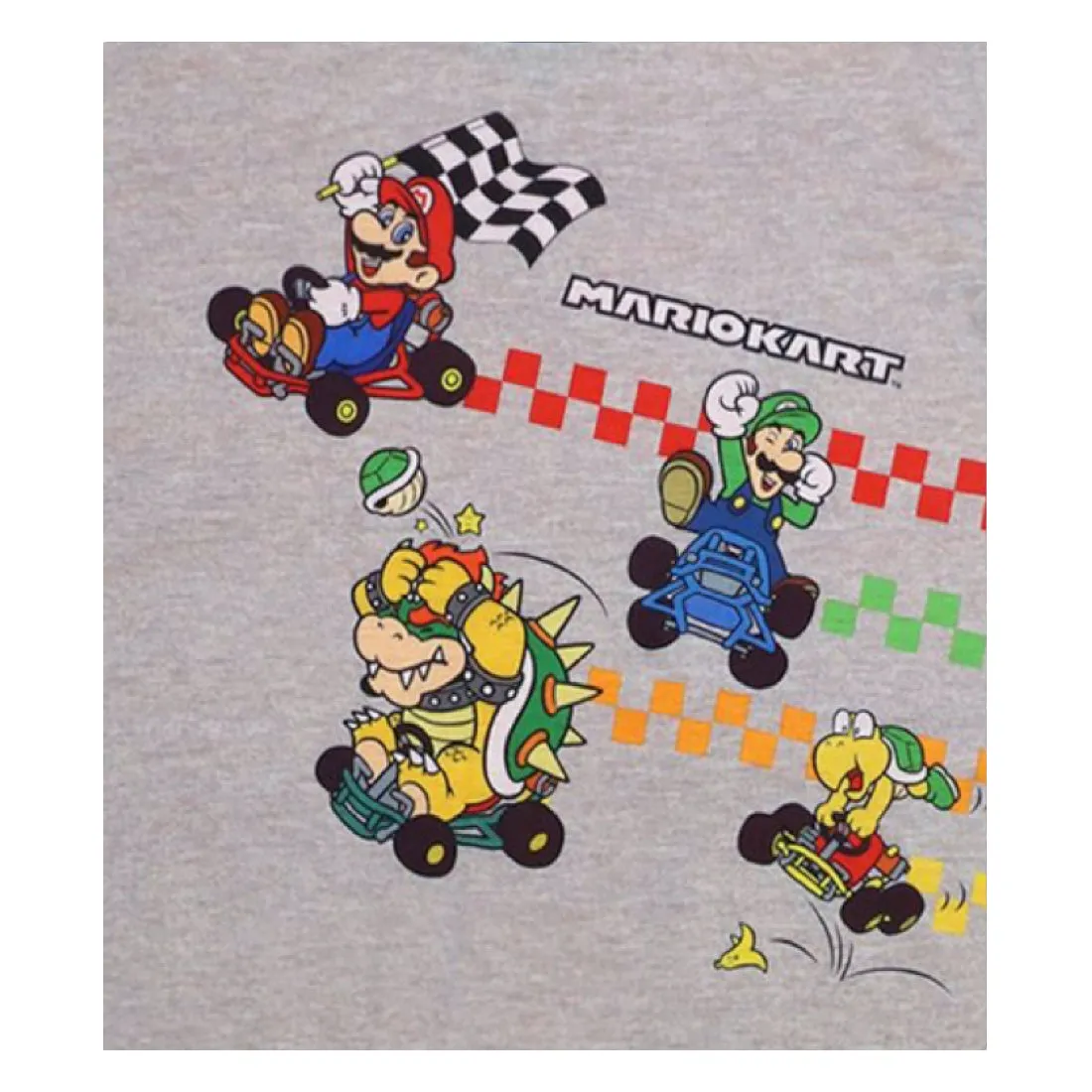 Mario Kart Boys Pajamas Short Sleeve Kids PJs 2pc Set