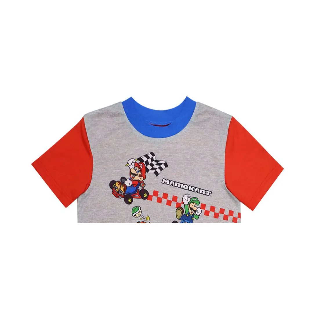 Mario Kart Boys Pajamas Short Sleeve Kids PJs 2pc Set