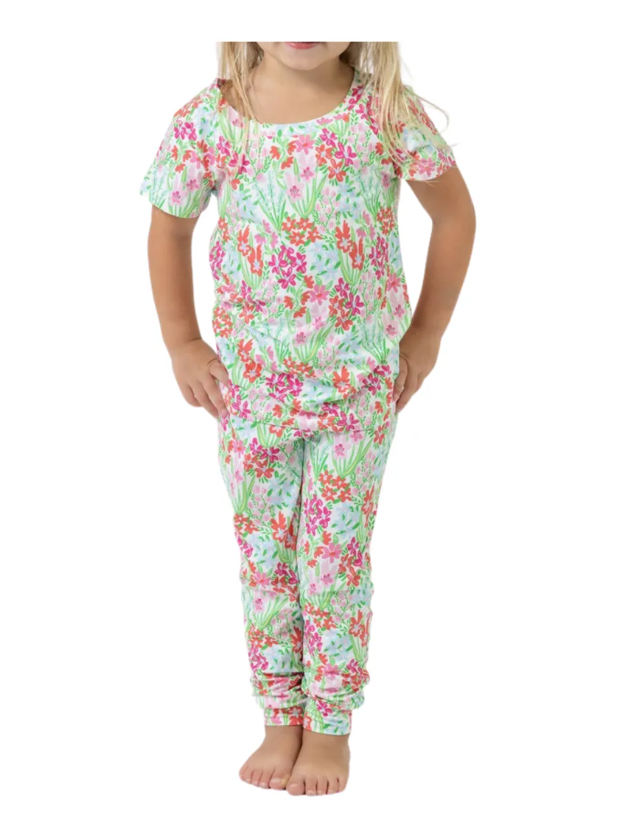 Mary Square | TODDLER Pajama Set - Happy Blooms
