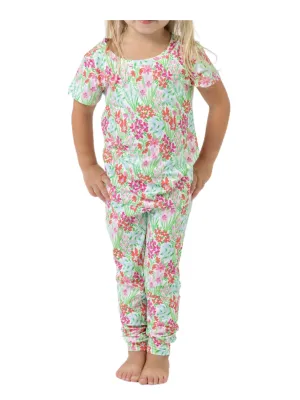 Mary Square | TODDLER Pajama Set - Happy Blooms