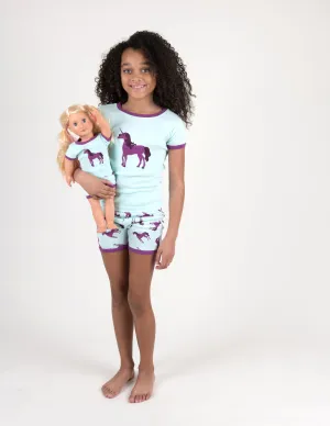 Matching Girl & Doll Short Animal Pajamas