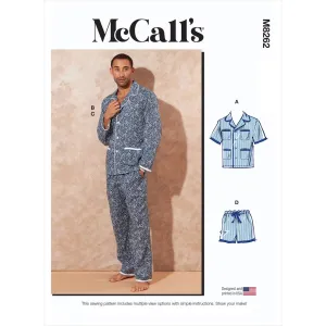 McCall's Pattern M8262 Men's Pajamas