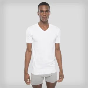Members Only Members Only Men's 3PK Cotton V-Neck T-Shirt - White