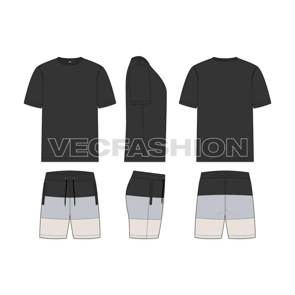 Men Beachwear Set