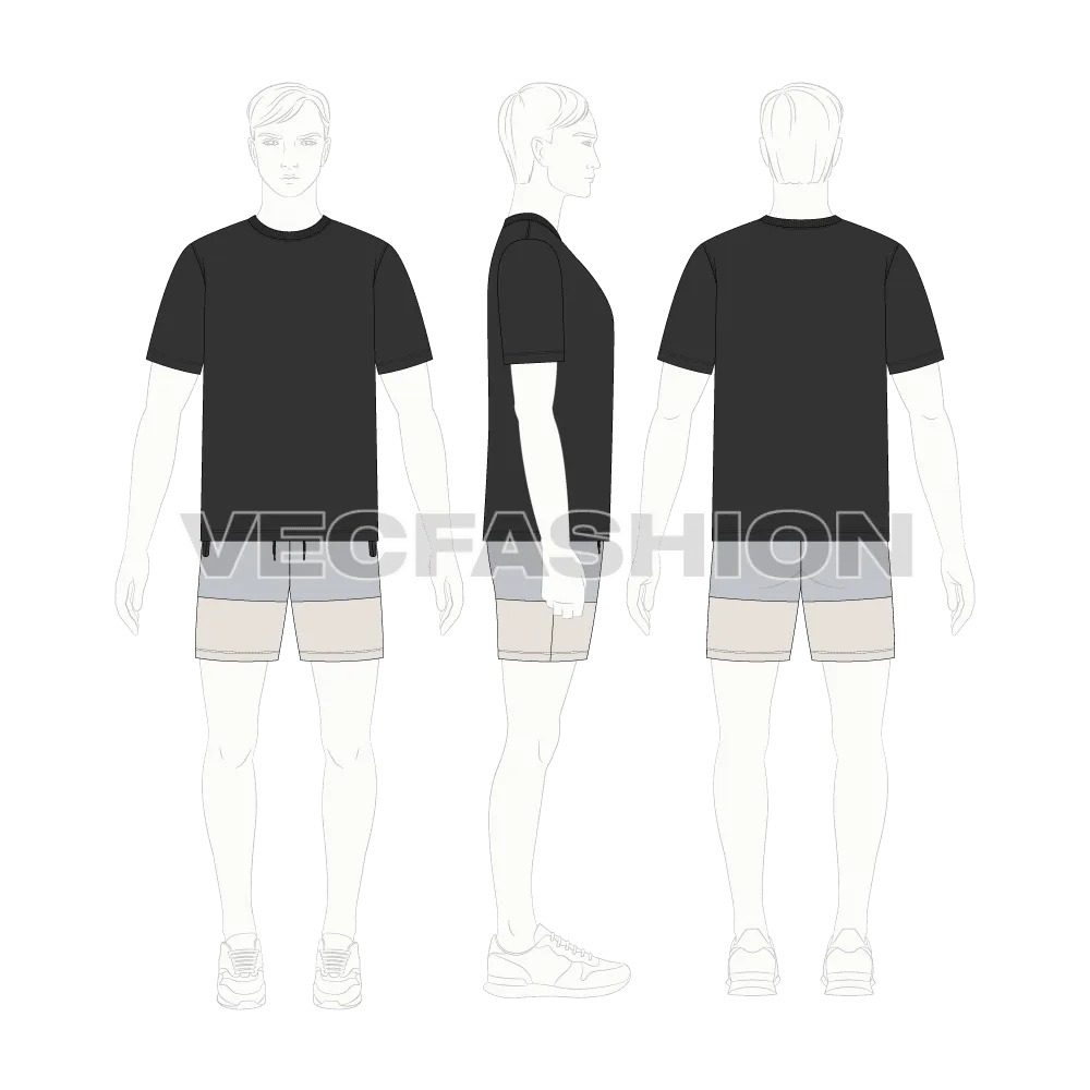Men Beachwear Set