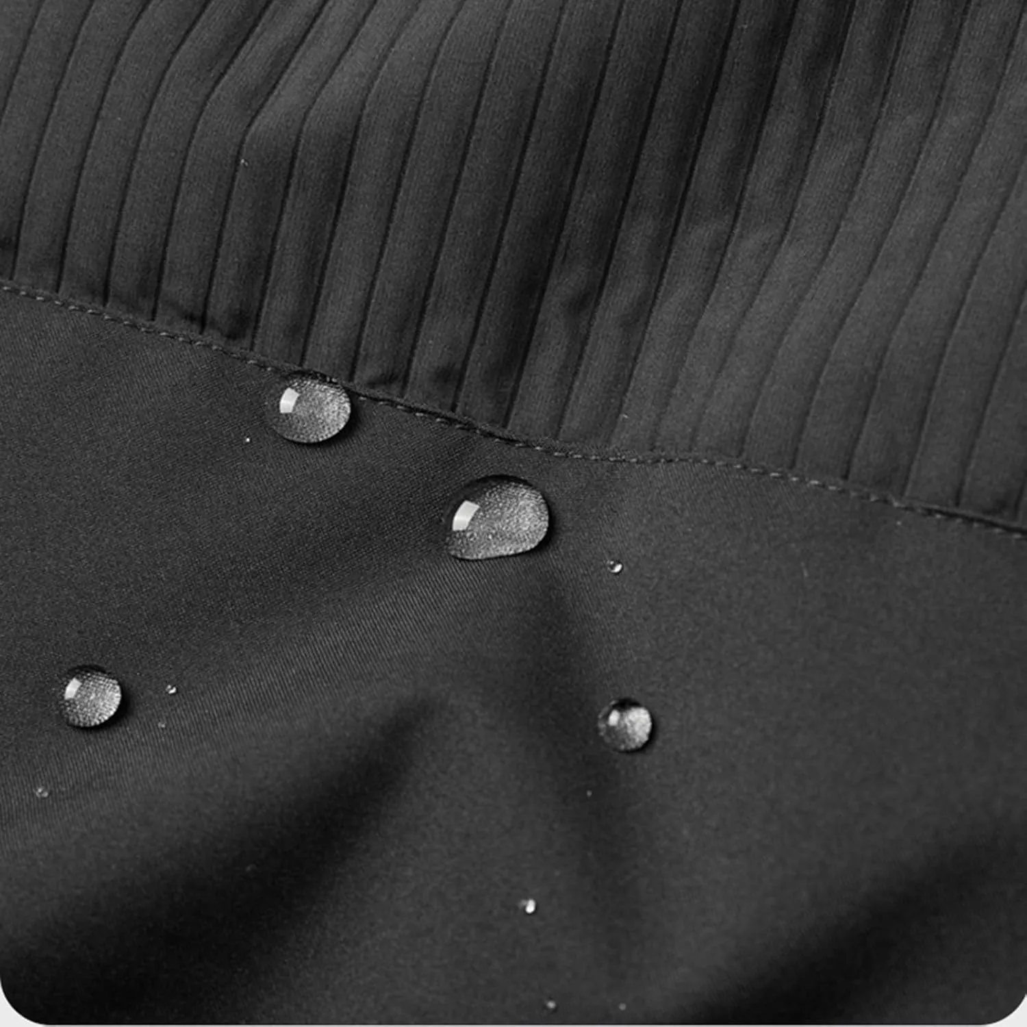 Men Lightweight Waterproof Hooded Rain Jacket, Windproof Thick Warm Parka Hiking Travel Snow Ski Windbreaker Jackets