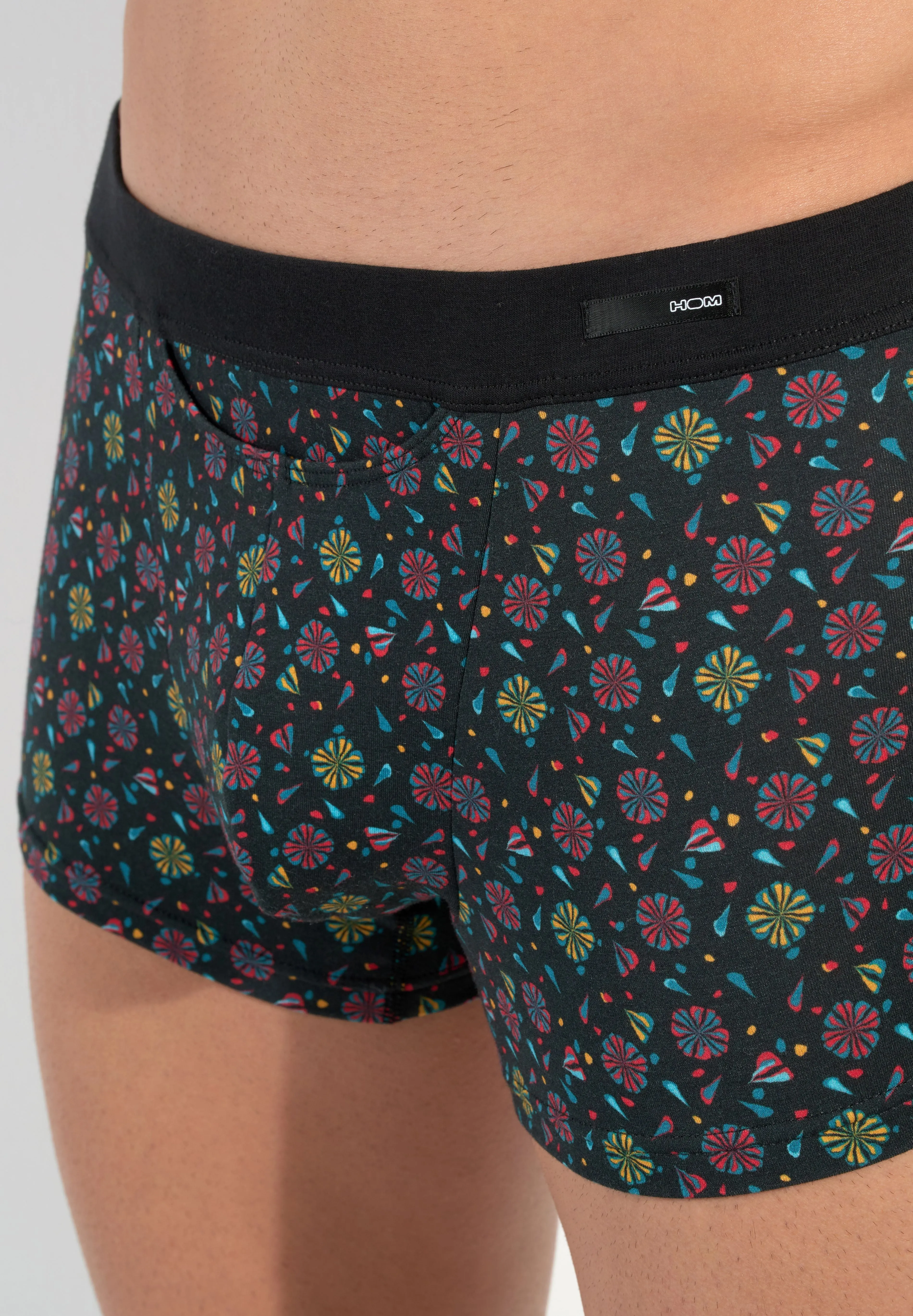 Menorca Comfort Boxer Briefs H01 | Black Print 402846-I004