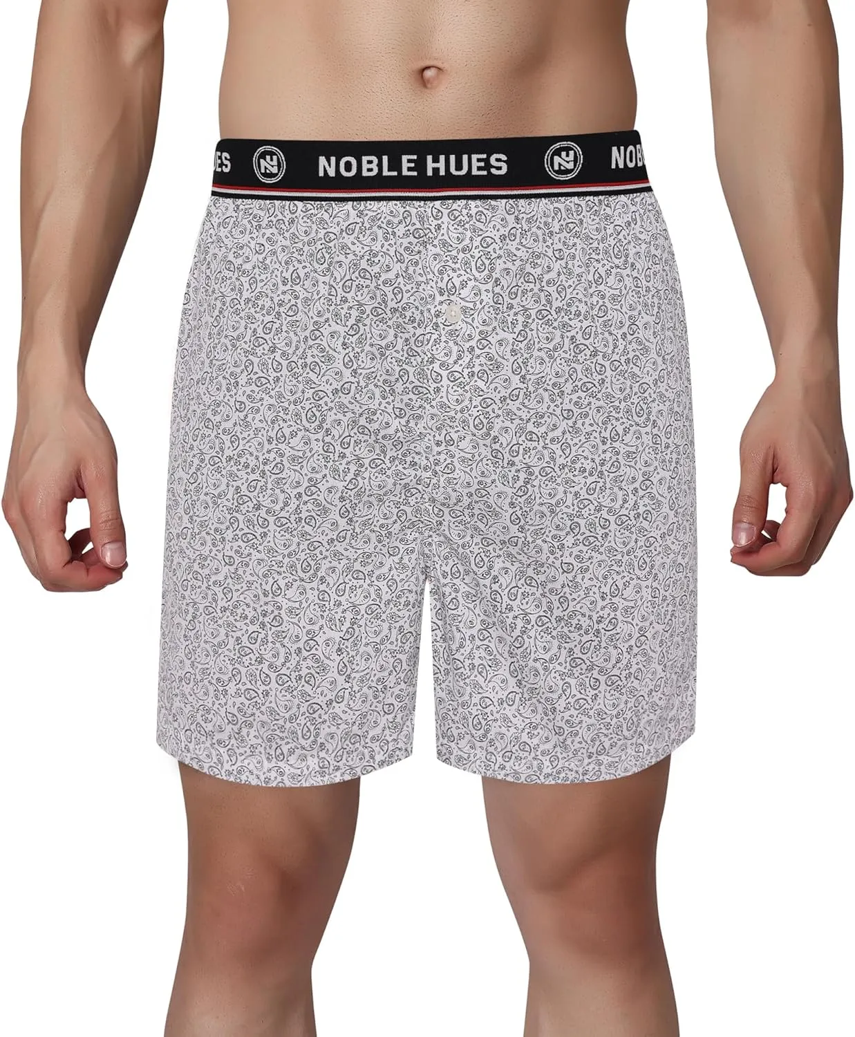 Men's Boxer Shorts, Comfortable Cotton Boxers, 100% Cotton Print Multicolor Boxers for Men, Multi Pack