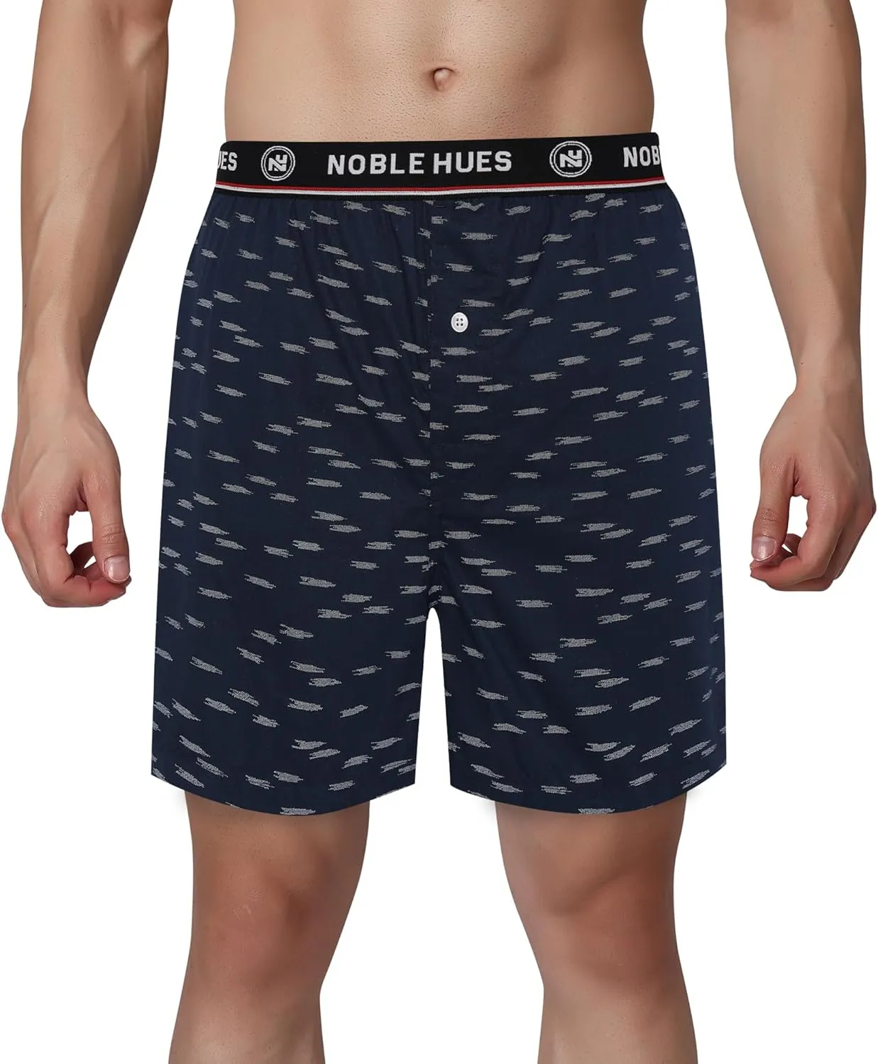 Men's Boxer Shorts, Comfortable Cotton Boxers, 100% Cotton Print Multicolor Boxers for Men, Multi Pack