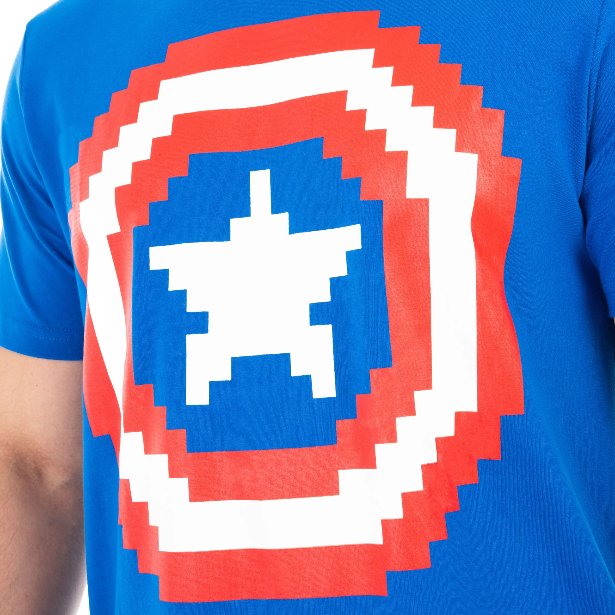 Mens Captain America Short Pajamas