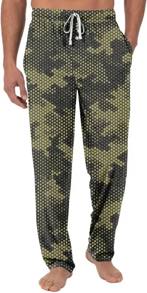 Mens Causal Pajama Pants Fashion For Lightweight Baggy Straight Fit With Pockets Soft Drawstring Pj Lounge Bottoms