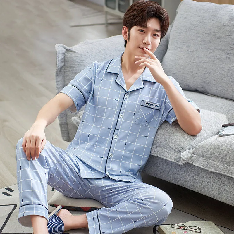 Men's cotton pajamas -  Men's Pajama Set
