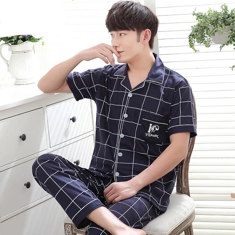 Men's cotton pajamas -  Men's Pajama Set