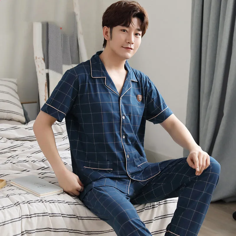 Men's cotton pajamas -  Men's Pajama Set