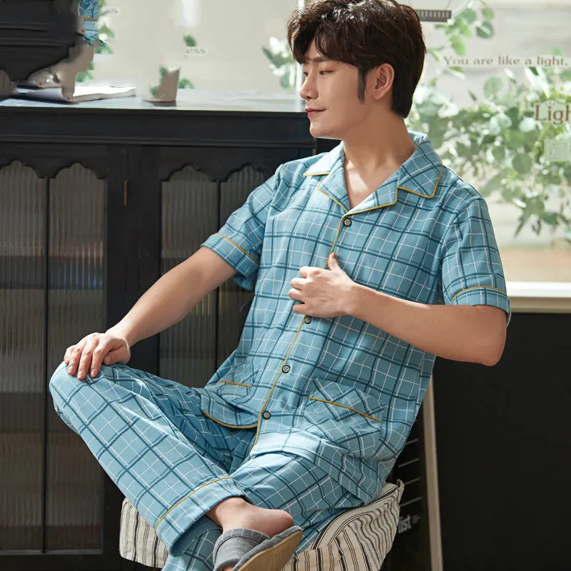 Men's cotton pajamas -  Men's Pajama Set