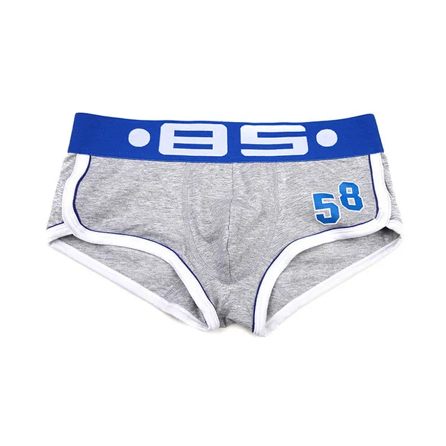 Mens Cotton Sexy Boxers Underwear with Pouch