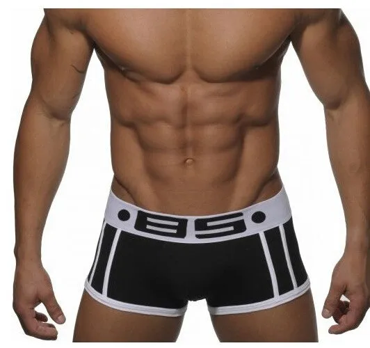 Mens Cotton Sexy Boxers Underwear with Pouch