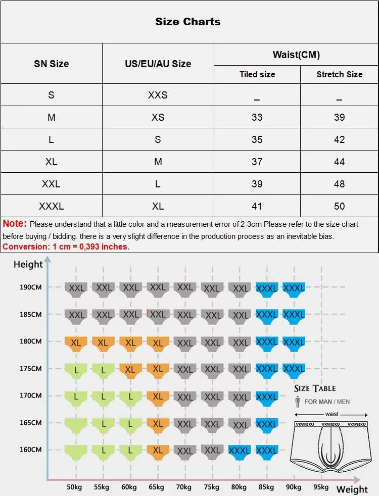 Mens Cotton Sexy Boxers Underwear with Pouch