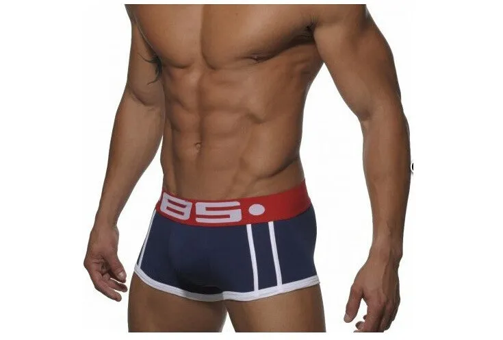 Mens Cotton Sexy Boxers Underwear with Pouch